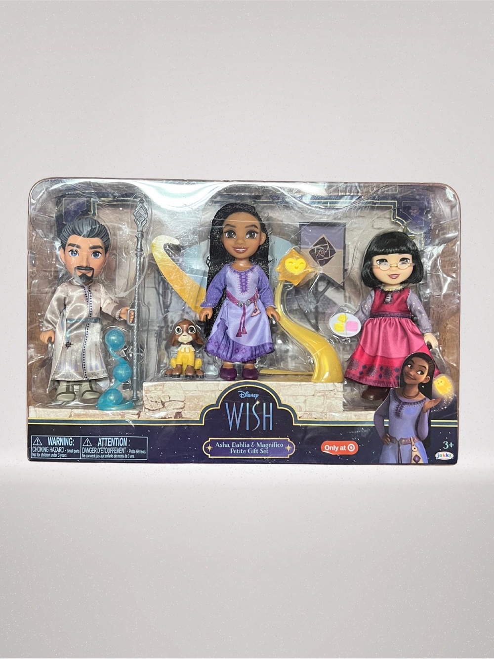 Disney Wish Asha Dahlia & Magnifico Petite Doll Gift Set Target Exclusive